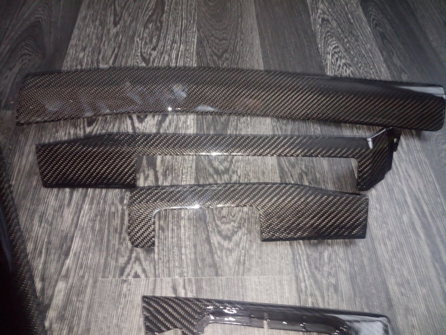 BMW E46 sedan carbon fibre trims